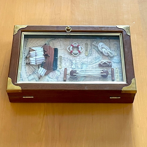 NAUTICAL THEME SHADOW FRAME - Picture 2 of 3